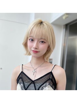 ロンドブルーム 天神大名店(Lond Bloom) 【正岡指名】ボブ/縮毛矯正/赤み消しカラー/ブリーチ