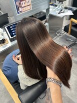 キング 梅田店(K!ng)&nbsp;縮毛矯正髪質改善ハイライトレイヤーカット梅田美容室エクステ