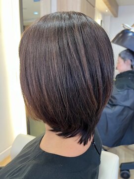 ジュイール 富士見ヶ丘(jouir) 富士見ヶ丘ショートイルミナカラー顔周りレイヤーカット髪質改善