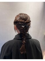 ニコ(NICO) 大人ガーリー 編みおろしアレンジ 01.22