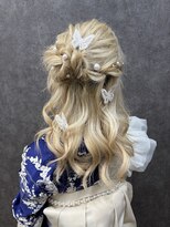 ラパニエ 博多(La panier)&nbsp;ハーフアップくるみちゃんヘア