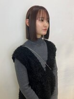 アクシス 栄店(`AXIS)&nbsp;森崎ワンホンレイヤー/ミルクティーブロンド/ダークブルー/栄