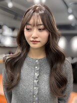 レブ 四条烏丸(Reb,)&nbsp;レイヤーカット顔まわりダブルカラーブリーチなしくびれヘア韓国