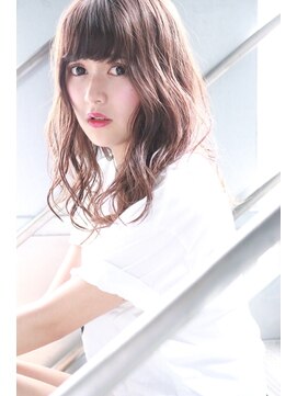 ヘアサロンエムフィス 池袋東口(HAIR SALON M Fe's) パールベージュ☆スィートミディ