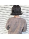 guest snap♪カーキグレージュ★切りっぱなしボブ