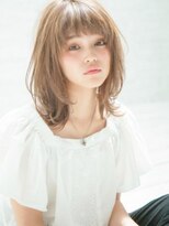 大人かわいい愛されウェーブミディ