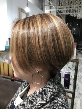 ナイン 麻布十番(NINE) ☆ミルフィーユハイライトショート☆