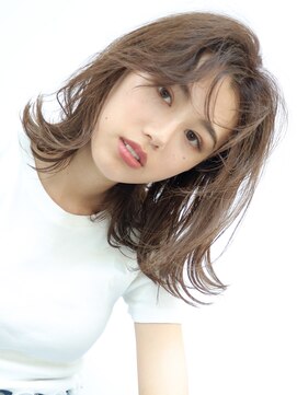 アイティー バイ アルバム 中野店(IT by ALBUM) ラフカール_ボブルフクールショートピンクベージュ_28091