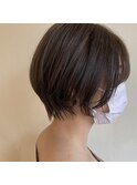 ベージュナチュラルショート