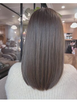 エルダーズ(L:der's) 白髪染めを使わない白髪染めで染めた【くすみベージュ】