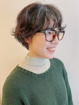 ルアウハク 梅田(LUAU Haku) ・ナチュラルマッシュショート×パーマ・【Haku/梅田/タクノ】