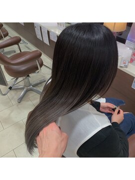 ソワンドゥ ブレス カルム 西中島店(soin de brace calme) グレージュ×ナチュラルグラデーション