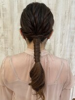 【ヘアセット】タイトスタイル【お呼ばれヘア】