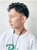 フェード バーバー ツーブロック 刈り上げ パーマ【山岸】