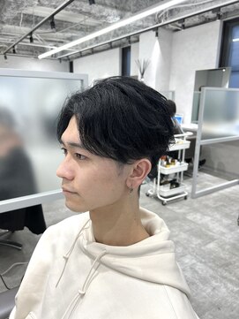 キートス(Kiitos) センターパート　ニュアンスパーマ