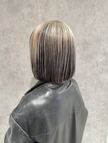 エアー 青山(AIR) 逆インナー/デザインカラー/前下がりボブ/10代20代30代