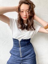 【ARTE表参道/青山】モテ髪ミディアム×ブリーチなし透明感