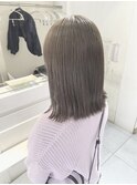 髪質改善カラー×シフォングレージュ