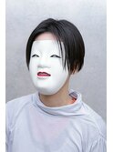 センターパート刈り上げ女子リヴァイヘア【coma中野】