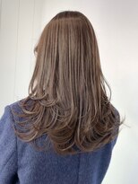 アイティー バイ アルバム 浦和店(IT by ALBUM)&nbsp;ワンカールレイヤーロング_グレージュカラー_ba440101