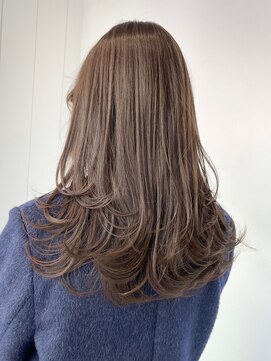 アイティー バイ アルバム 浦和店(IT by ALBUM) ワンカールレイヤーロング_グレージュカラー_ba440101