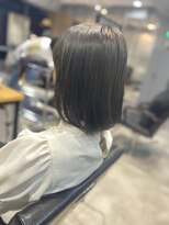 ネウィ 池袋(newi) 黒染めを使わないダークカラー☆ブルーブラック