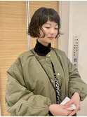 ボブスタイルのニュアンスパーマ