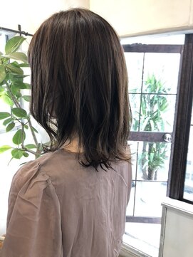 モワ 仙台(Mois) レイヤーカットフルバング髪質改善フルバングイメチェン仙台