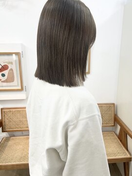 リノ 船橋(Lino) 【似合わせカット】切りっぱなしボブ