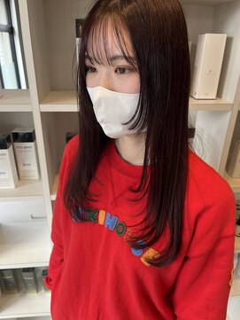 ヘアデザイン ファブロ(hair design FABRO.) 赤髪/レイヤースタイル/モード