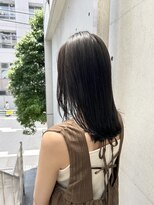 ディジョン(Dijon)&nbsp;韓国顔まわりレイヤーカットグレージュオリーブベージュブラウン