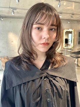 スクリーンギンザメゾン 銀座(SCREEN GINZA MAISON.) クラゲヘアー/小顔に見せるヘア/ココアベージュ/銀座