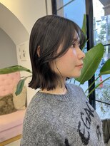 サンド 大阪梅田(sand)&nbsp;@haru__sand ボブルフ/黒髪/ネビージュ/小顔/ワンレン/大阪梅田