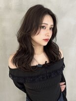 ロンドカスティーヨ 四日市(Lond castillo)&nbsp;【前川薫子】ミディアムレイヤー/ダークブラウン/韓国風