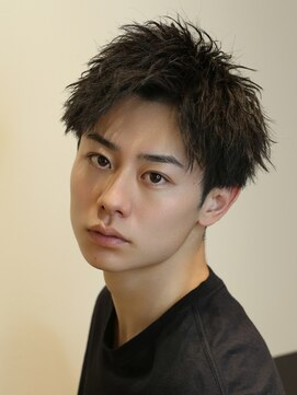 リップス 自由が丘(LIPPS) 無造作ツイストアップバング短髪