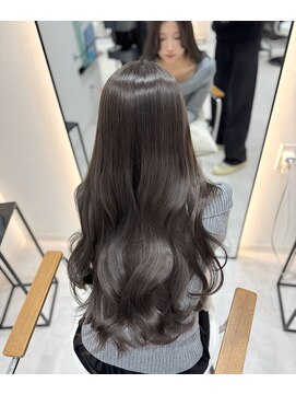 ジーナ 博多筑紫口(Zina) 【トレンド巻きスタイル】透明感グレージュ