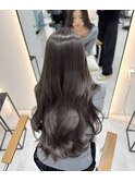【トレンド巻きスタイル】透明感グレージュ