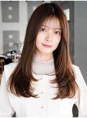 ☆ホワイトグレージュミニウルフデジタルパーマチェリーブラウン