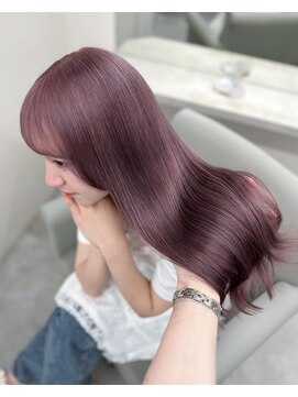 ベレーザ 渋谷(BELEZA) 15381ブリーチ＆ダブルカラーレイヤーラベンダーミルクティー