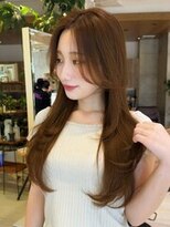 グランド(GRAND)&nbsp;ロングヘア30代40代ストレートレイヤー前髪なし前髪あり表参道