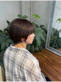 丸みショートボブ
