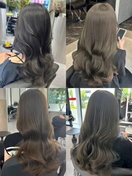 アルドーレヴェントホリエ(Ardore vento horie)の写真/《四ツ橋駅徒歩1分》艶髪、暗髪カラーならArdore★髪質改善しながらカラーができ、通う度に美髪になれる☆