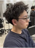 MEN’S HAIR/波巻ツイストスパイラル/フェザーパーマ/新田