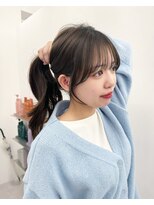 アマトウキョウスマートサロン(AMA TOKYO×Smart Salon)&nbsp;韓国ヘア　レイヤー　顔まわり