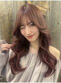 韓国ヘア/韓国レイヤー/グレージュ/前髪カット/20代30代40代50代