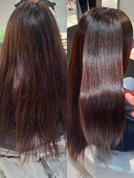 ユナイテッドビューティーウェストコースト(UNITED BEAUTY WEST COAST) 【ビフォーアフターあり】縮毛矯正/髪質改善/うるツヤストレート