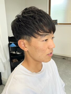 フゥ 宇都宮戸祭(FeU) 宇都宮メンズカットアクティブショートスパイキーショート眉毛