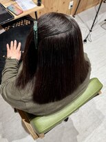 アインス(eins) 髪質改善+縮毛矯正+白髪染め【京橋/蒲生】