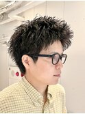 スパイキーパーマ