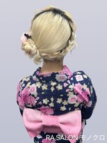 アールエーサロンモノクロ 秋葉原(RA SALON モノクロ) 【浴衣着付けヘアメ】サイドクラゲヘア